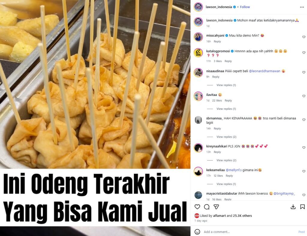 unggahan Lawson Indonesia - sumber foto istimewa