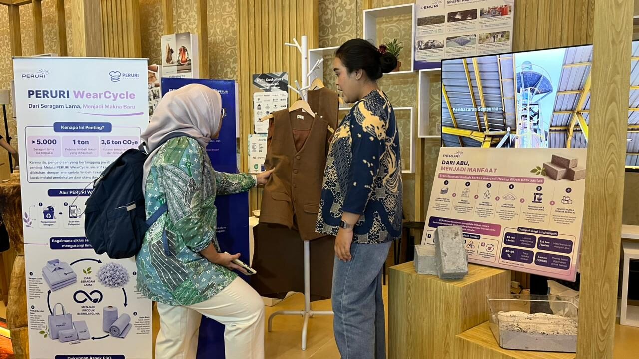 Dukung Ekonomi Sirkular, PERURI Sulap Limbah Produksi Jadi Produk Bernilai Guna di Sunda Karsa Fest KKJ 2026