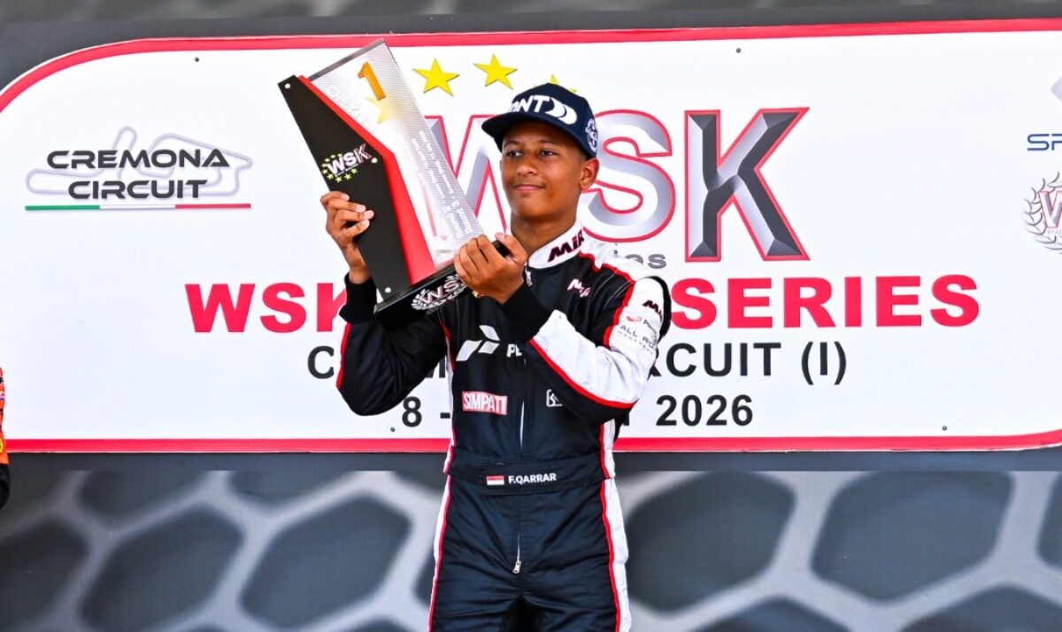 Qarrar Firhand Cetak Sejarah! Jadi Pebalap Indonesia Pertama yang Juara WSK Euro Series 2026