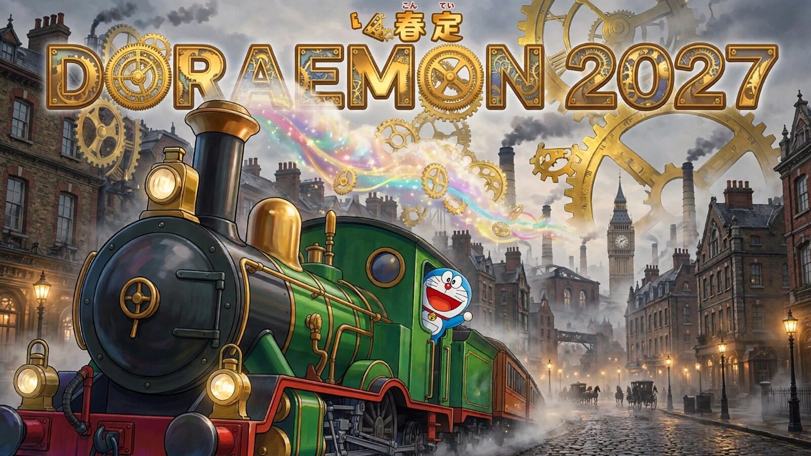 Film Doraemon 2027 Resmi Diumumkan! Nobita Bakal Bertualang ke London Abad ke-19 dalam Nobita no Joki Jikansha