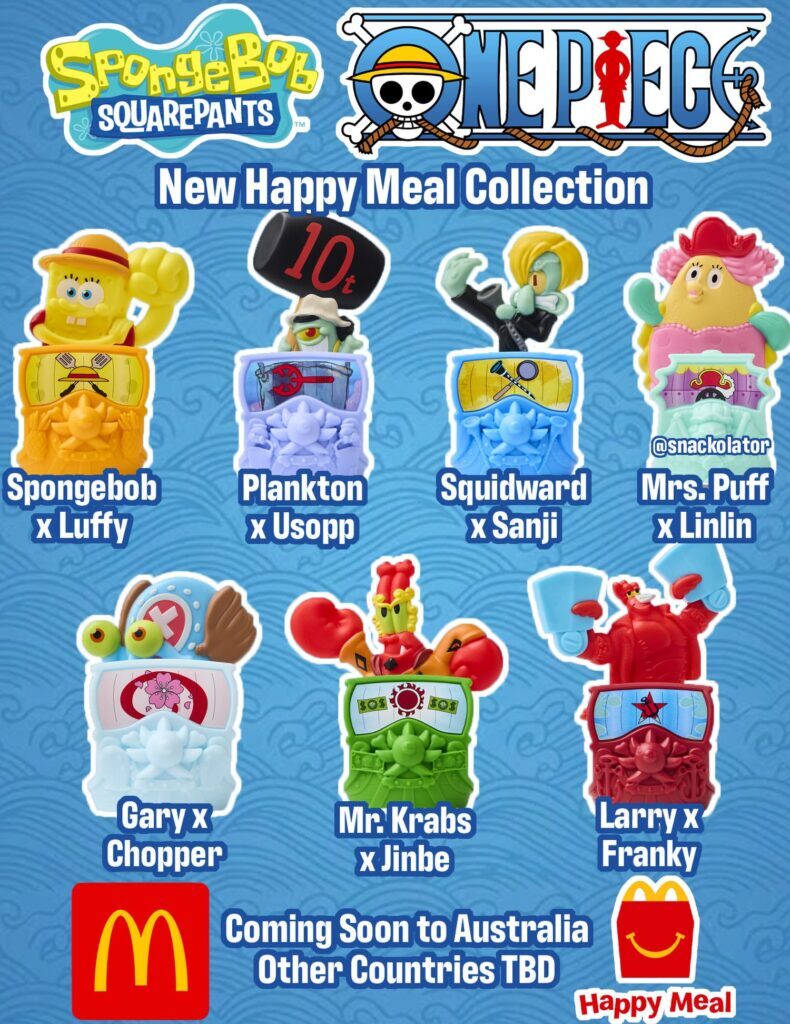 Happy Meal One Piece x spongebob - sumber foto istimewa