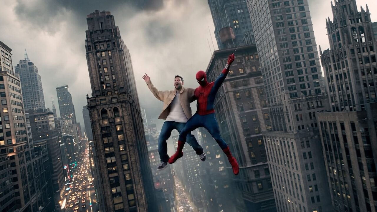 Tom Holland dan Lionel Messi Bikin Fans Heboh! Spider-Man ajak Gelatungan di Gedung-Gedung Kota!