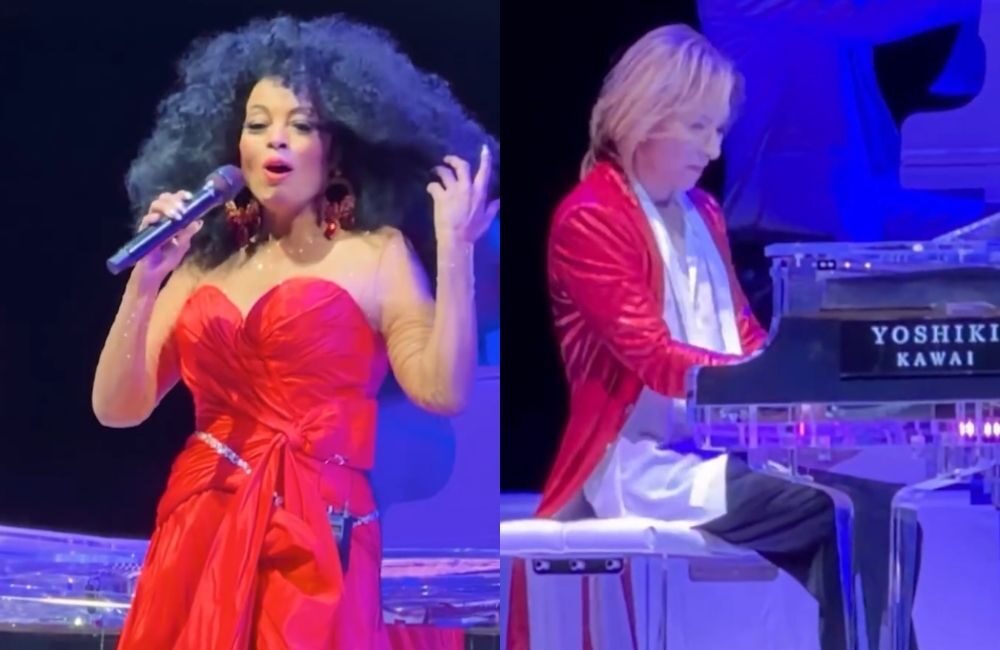 Yoshiki Main Piano Iringi Diana Ross! Lagu If We Hold On Together Makin Berasa
