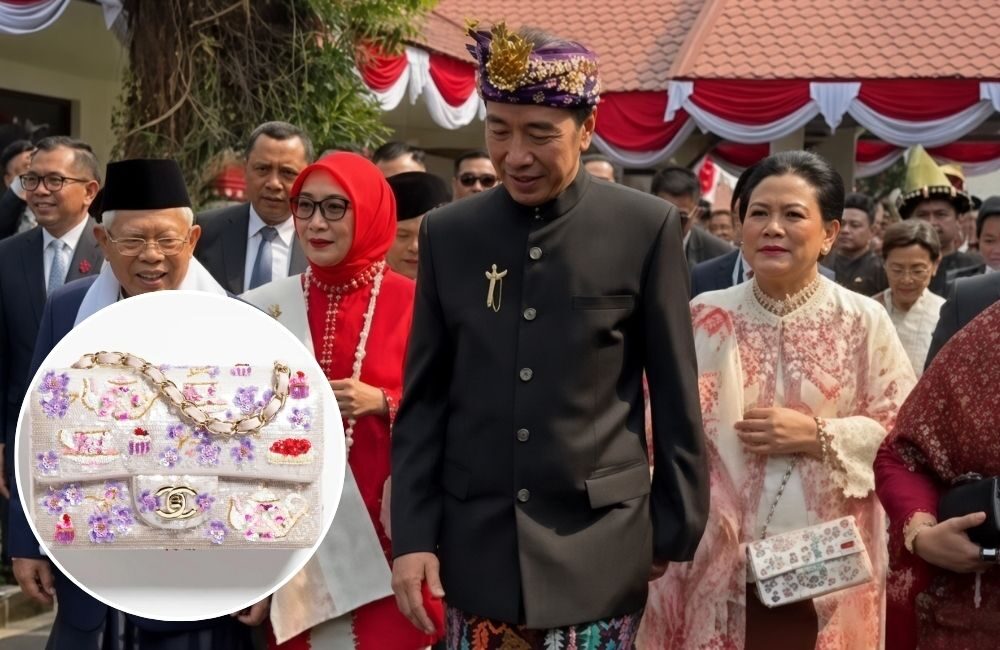 Fashion Abis! Tas Chanel Iriana Jokowi Saat Upacara 17 Agustus Disebut Cuma Tersisa Satu di Dunia