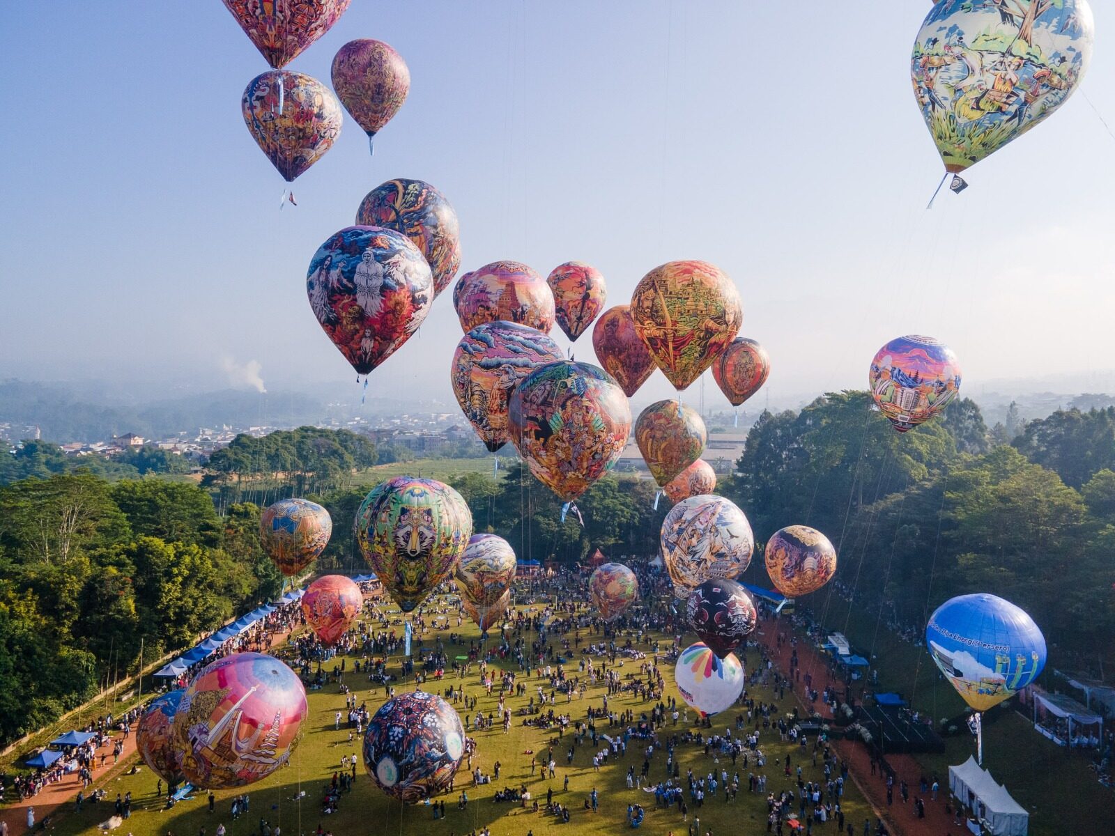 Viral Balon Prabowo di Wonosobo Ternyata Bukan Festival Resmi? Penonton Bongkar Fakta Soal Aksi Nyusup Relawan