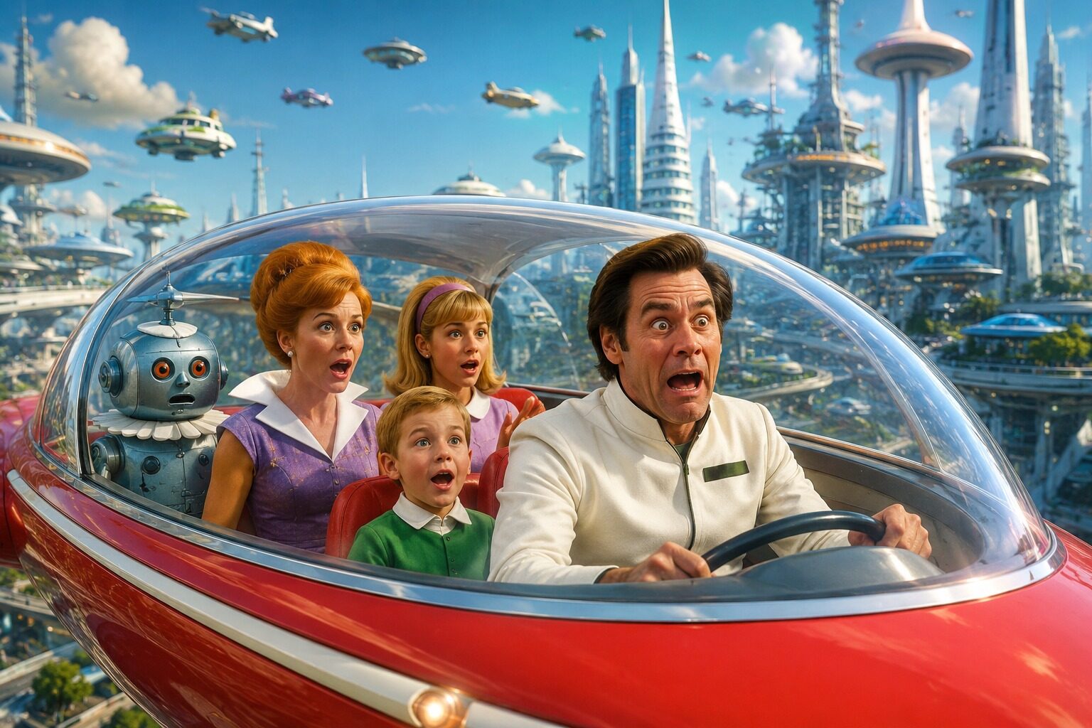 The Jetsons Live-Action Bawa Jim Carrey, Bakal Masuk Orbit City?