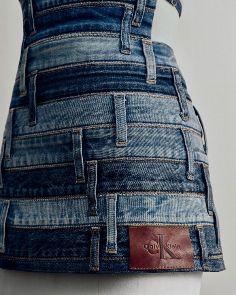 Waistband Jeans Mini Dress Calvin Klein - sumber foto CK