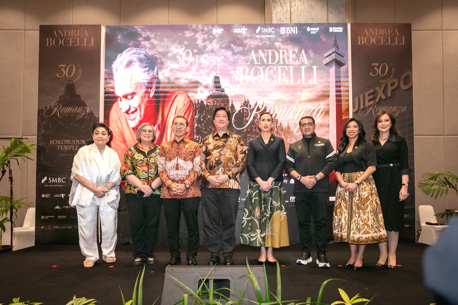 Andrea Bocelli Hadir di Borobudur dan Jakarta, SMBC Indonesia Jadi Presenting Partner Romanza 30th Anniversary World Tour