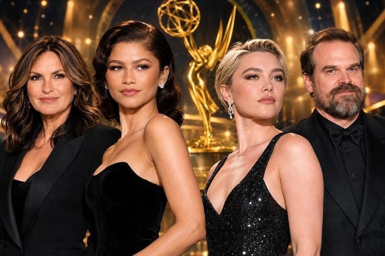 Mariska Hargitay Jadi Host Emmy Awards, Zendaya dan Florence Pugh Ikut Meramaikan