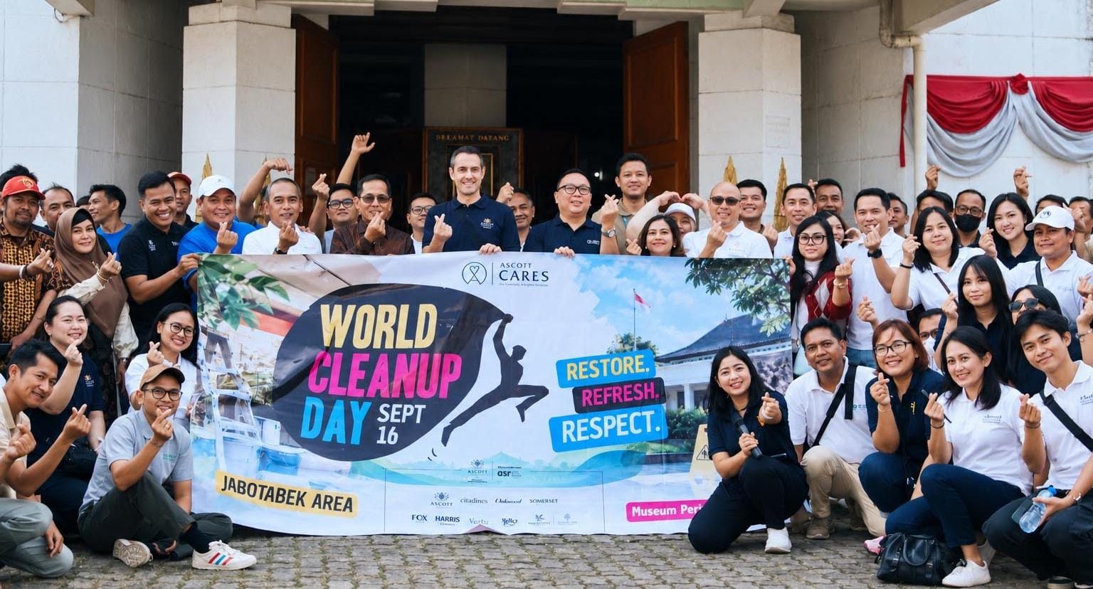 World Cleanup Day 2026, Ascott Ajak 23 Properti Peduli Lingkungan di Bogor