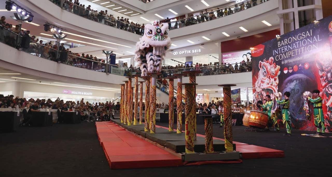 Barongsai International Competition 2026: Ketangkasan 10 Tim dari 5 Negara Adu Aksi di Mal Ciputra Jakarta