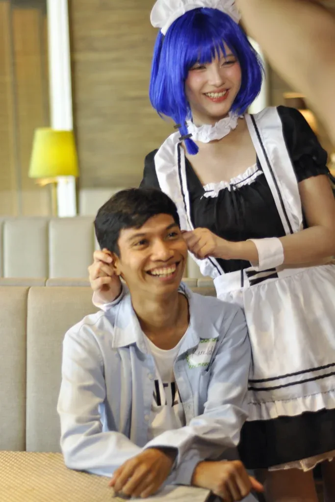 Maid Cafe komuntas anievo - sumber foto istimewa
