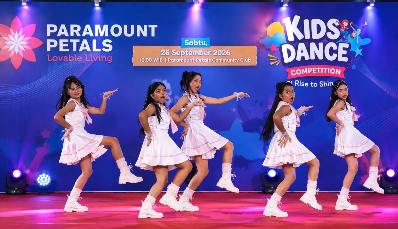 86 Anak Adu Kreativitas dan Gaya di Paramount Petals Kids Dance Competition 2026