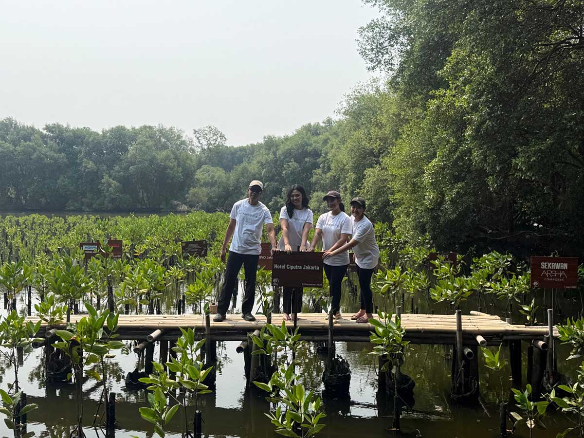 Ulang Tahun ke-33, Hotel Ciputra Jakarta Pilih Tanam Mangrove Ketimbang Sekadar Tiup Lilin!