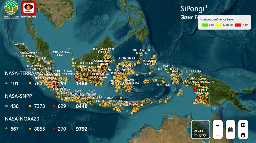 data karhutla di Indonesia - sumber foto bnpb.go.id