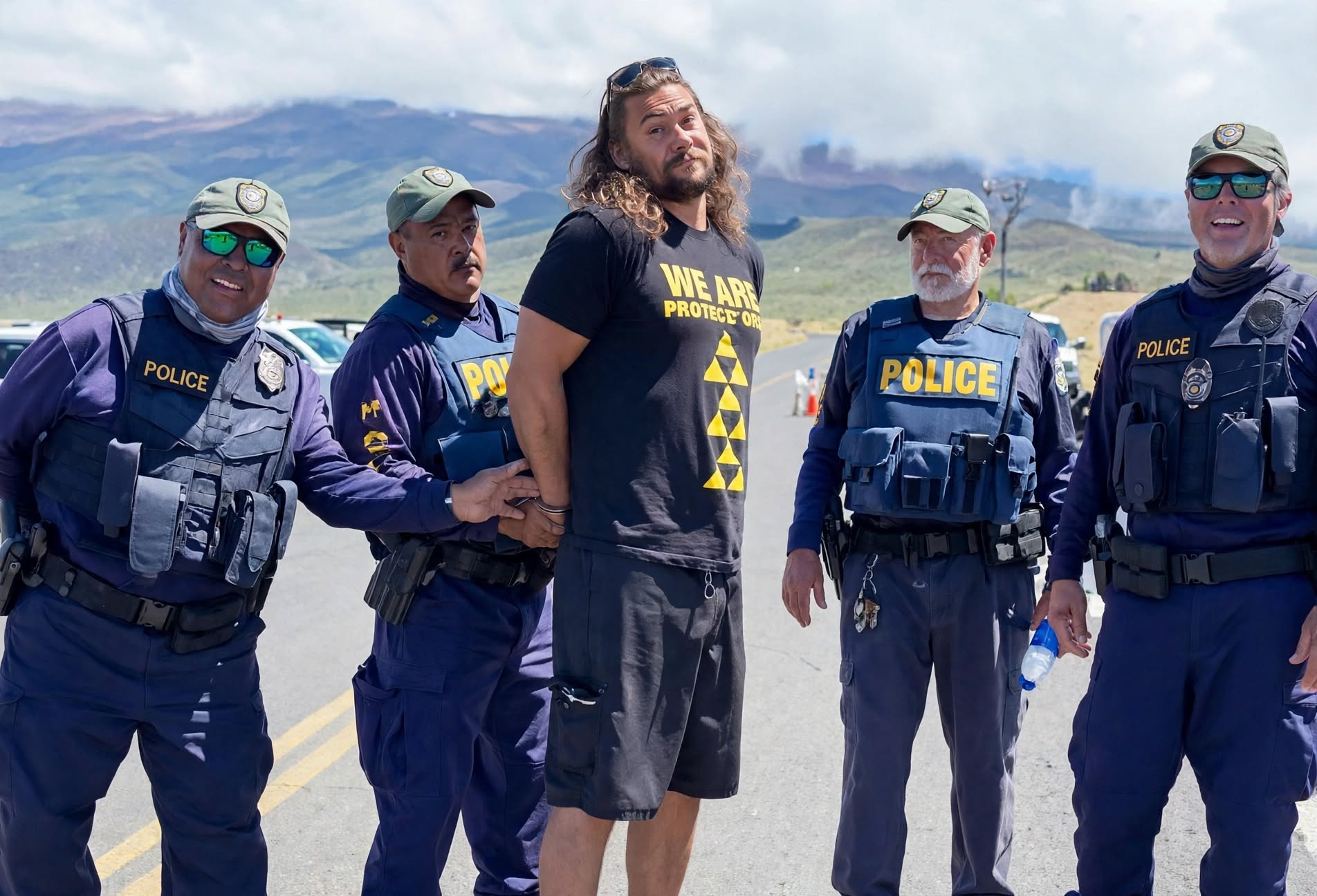 Jason Momoa Pernah Ditangkap di Hawaii? Foto Viral Ini Ternyata Cuma Bikin Netizen Salah Paham