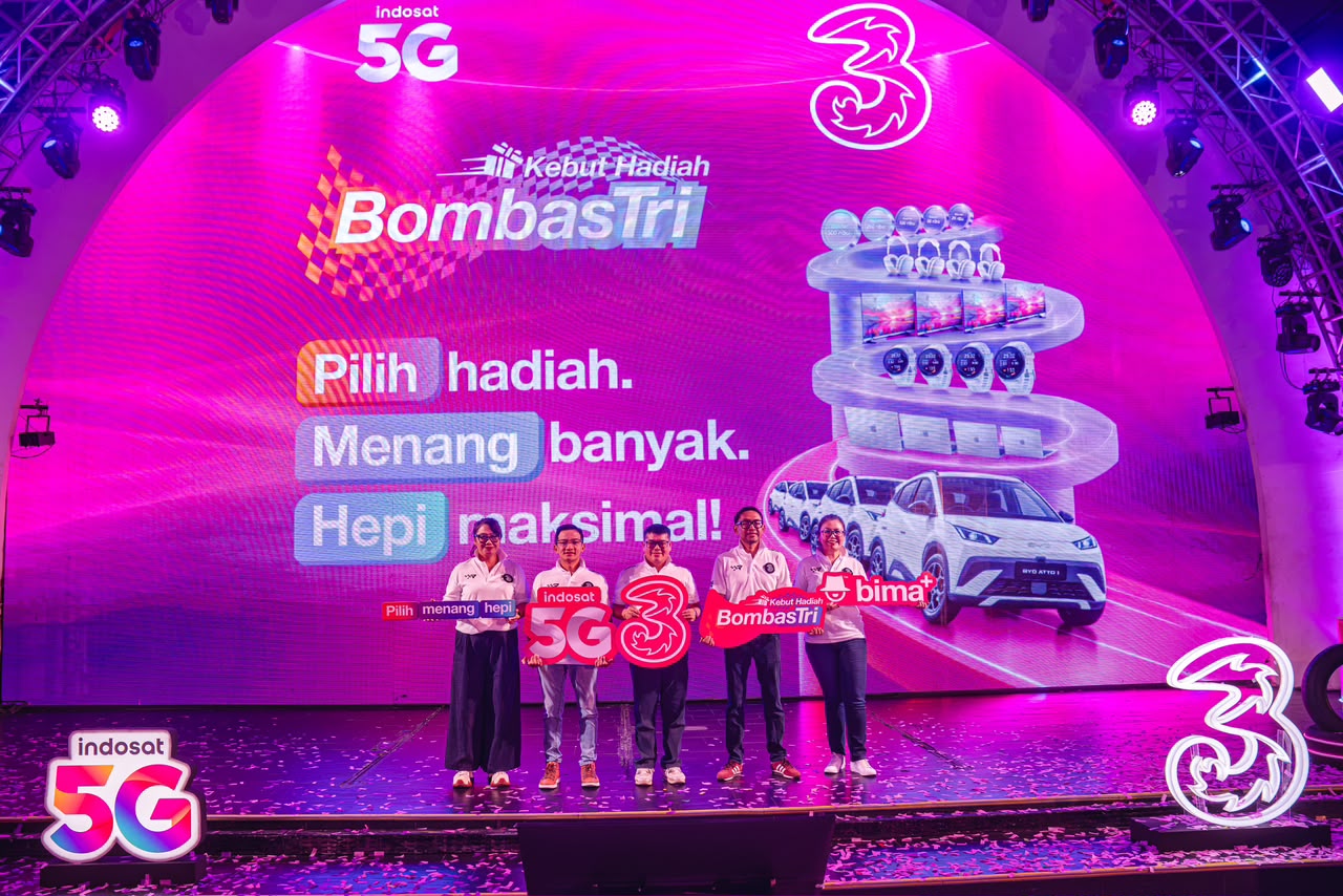 BombasTri 2026 Kembali Hadir, Pelanggan Tri Bisa Pilih Hadiah hingga Mobil BYD!