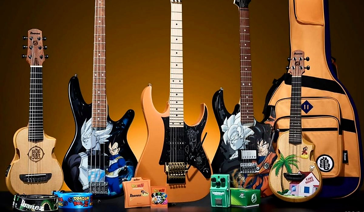 Ibanez X Dragon Ball Z - sumber foto Ibanez