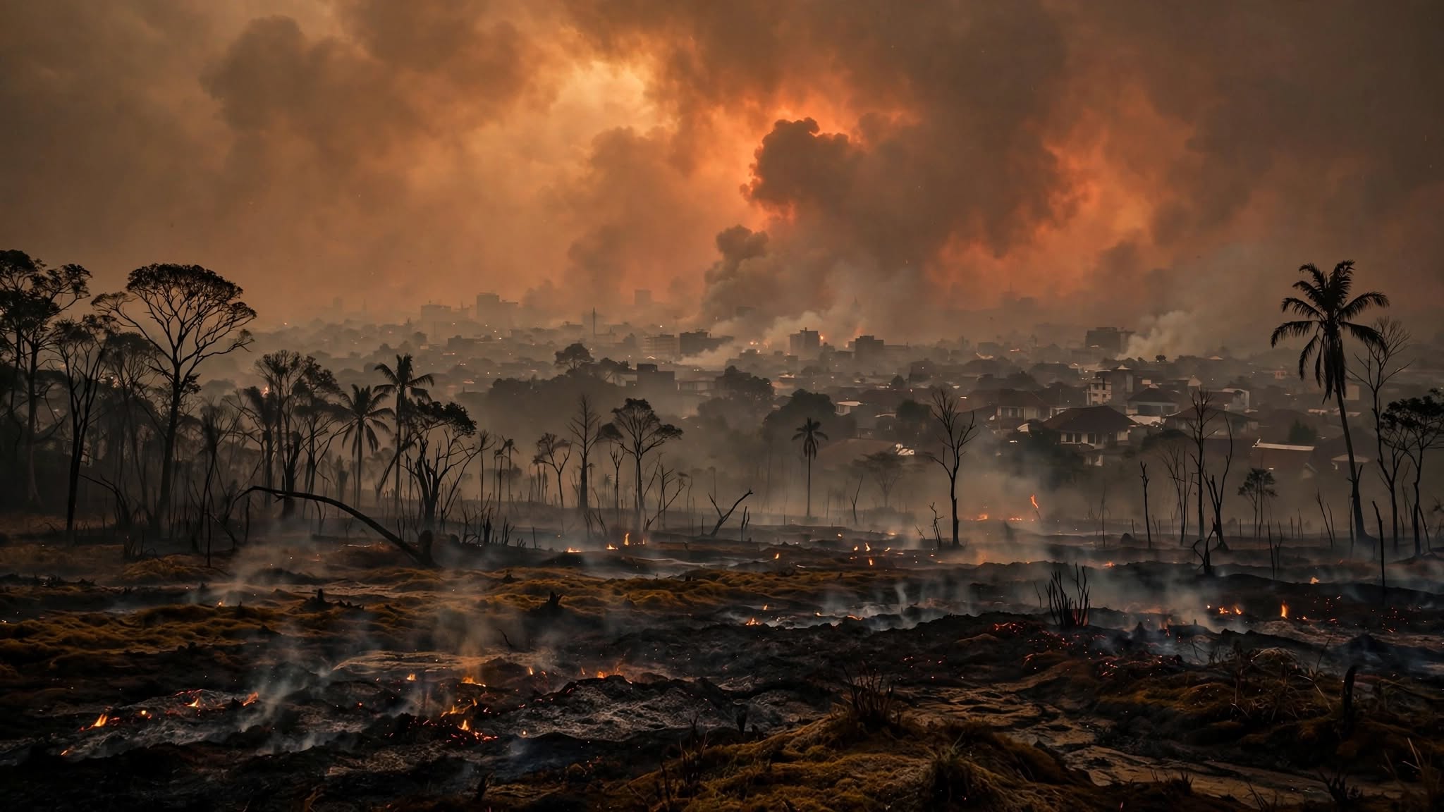 Langit Oranye Bukan Estetik! Karhutla 2026 Makin Parah, CO₂ Global Tembus 426 ppm