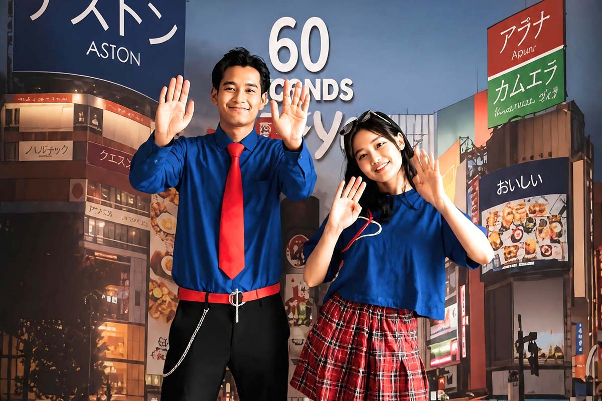 Ren & Reina 60 Seconds to Tokyo di Aston Bintaro